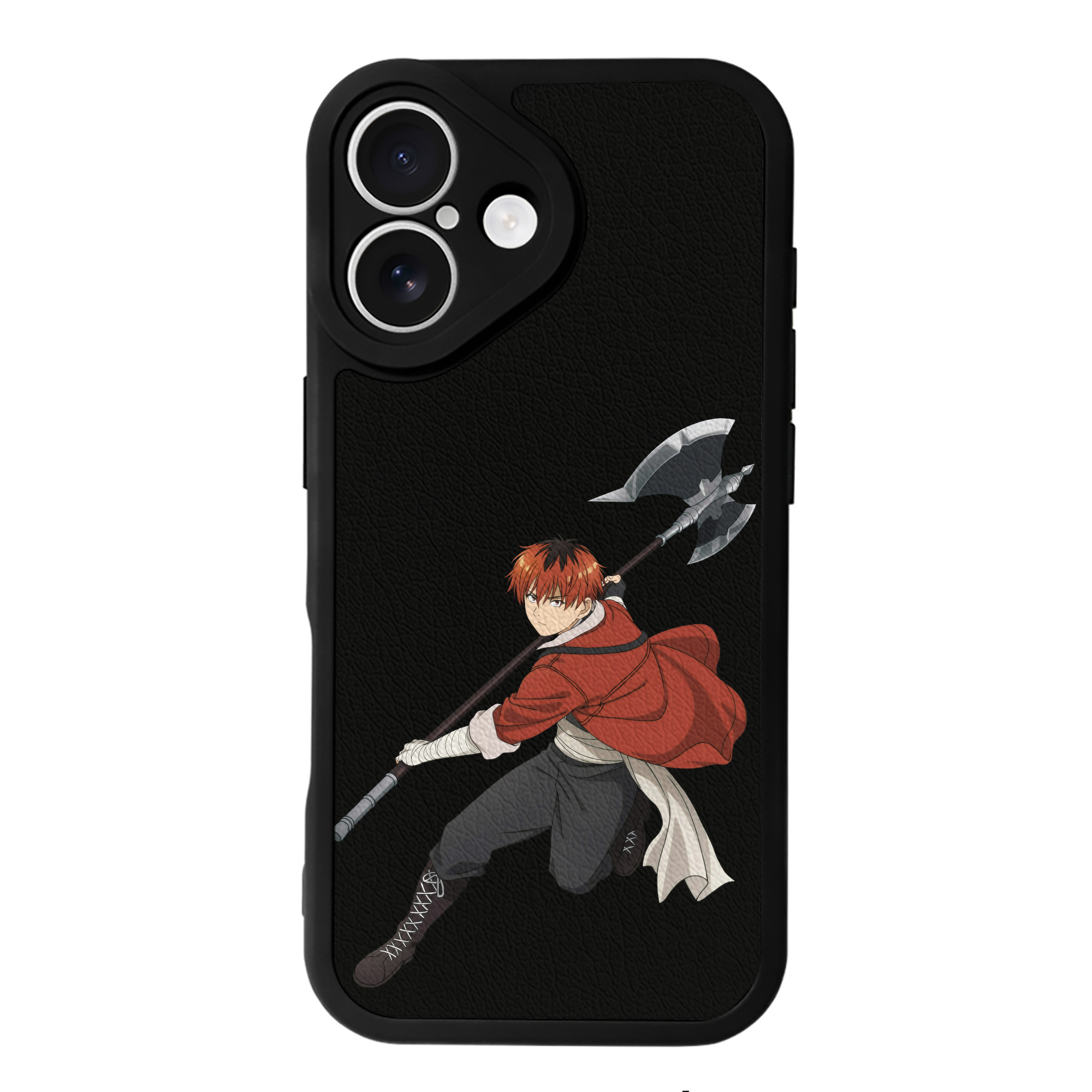 （画像用） 葬送のフリーレン Frieren 【iPhone 16シリーズ対応】シリコンスマホケース（レザー調） 材質：シリコン